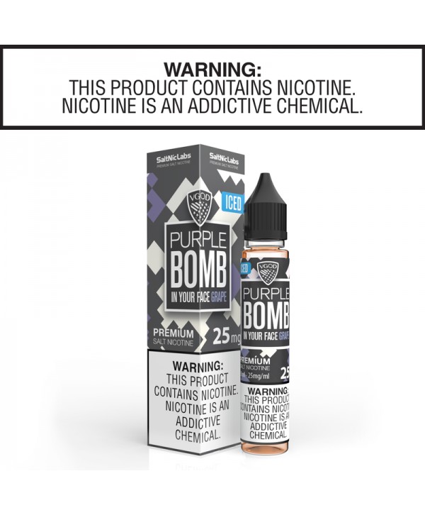 Iced Purple Bomb by VGOD Salt Nic Collection 30ml