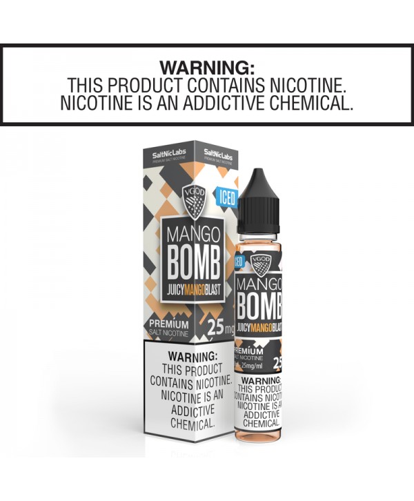 Iced Mango Bomb By VGOD Salt Nic Collection 30ml