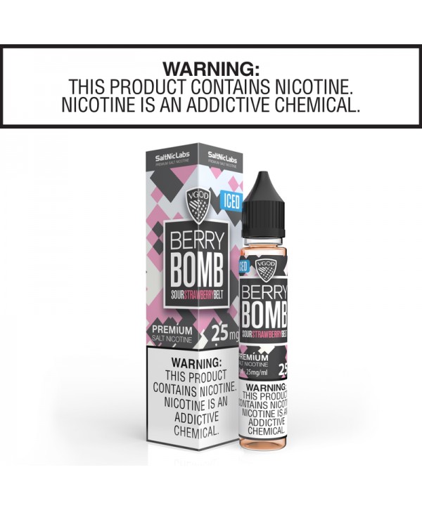 Iced Berry Bomb By VGOD Salt Nic Collection 30ml
