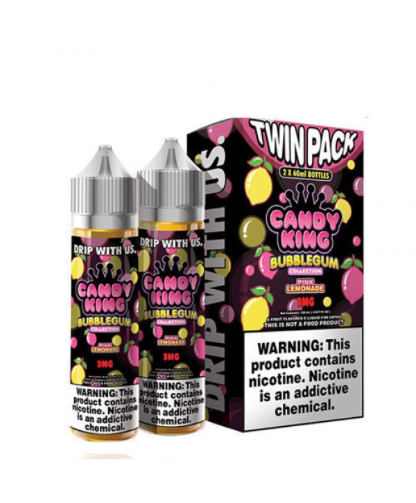 Pink Lemonade by Candy King Bubblegum Collection Twin Pack 120ml