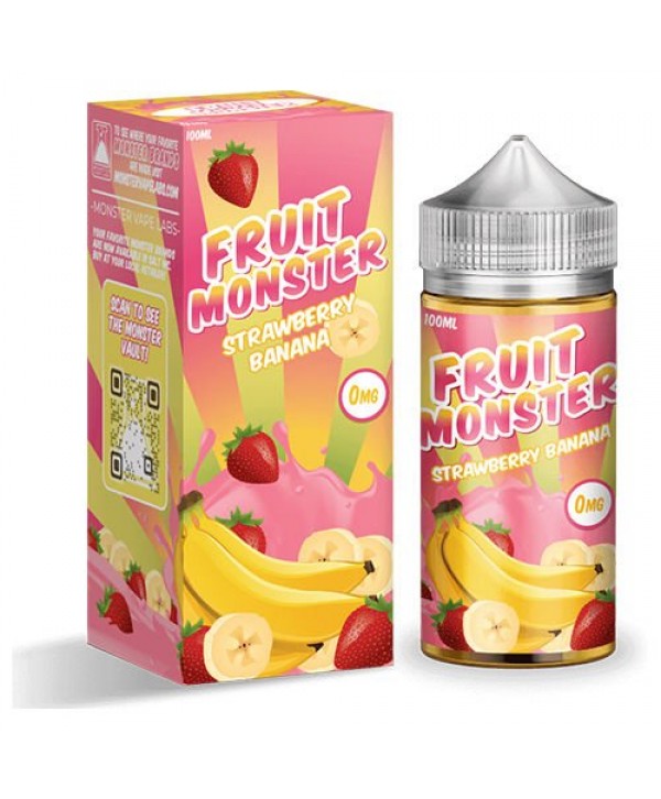 Fruit Monster Strawberry Banana by Jam Monster 100ml