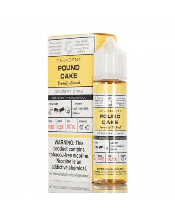 Pound Cake by GLAS Basix Eliquid 60ml