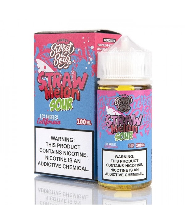 Straw Melon Sour Belts By Candy Shop 100ml