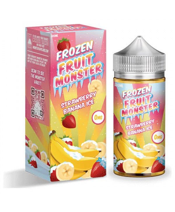 Strawberry Banana Ice by Frozen Fruit Monster 100ml