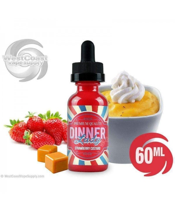 Strawberry Custard Ejuice by Dinner Lady 60ml