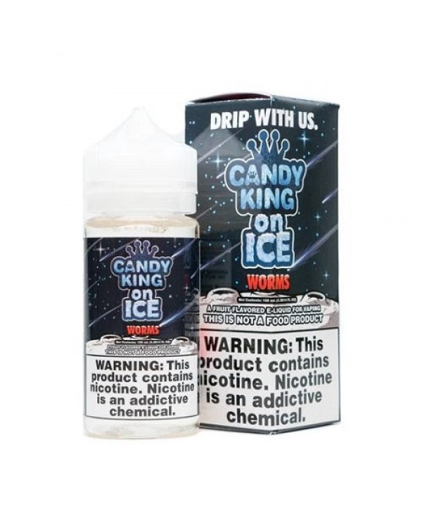 Sour Worms On Ice Ejuice by Candy King 100ml