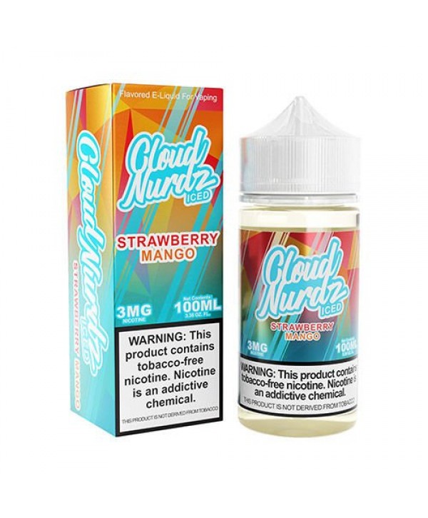 Strawberry Mango Iced by Cloud NURDZ Eliquid 100ml