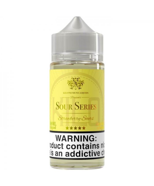 Strawberry Sours E-Liquid 100ml by Kilo Sour Series