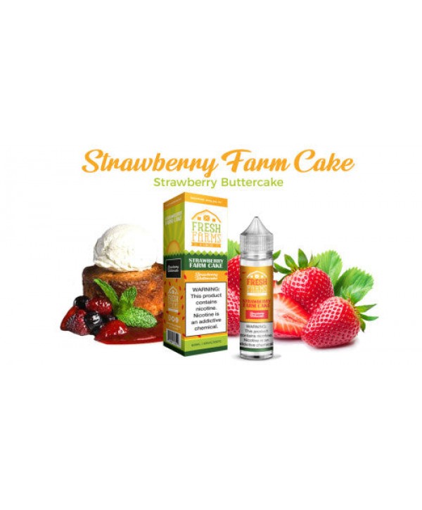 Strawberry Farm Cake 60ml by Fresh Farms E-Liquid