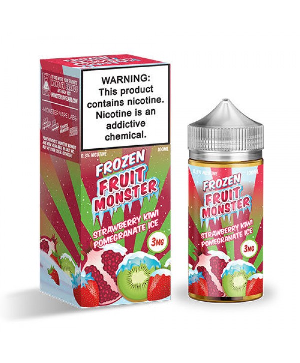 Frozen Fruit Monster Strawberry Kiwi Pomegranate Ice by Jam Monster 100ml