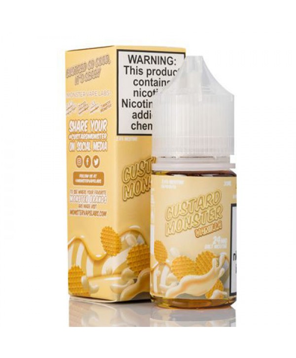 Custard Monster Vanilla by Jam Monster Salt 30ml