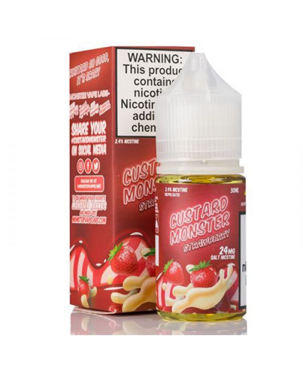 Custard Monster Strawberry by Jam Monster Salt 30ml