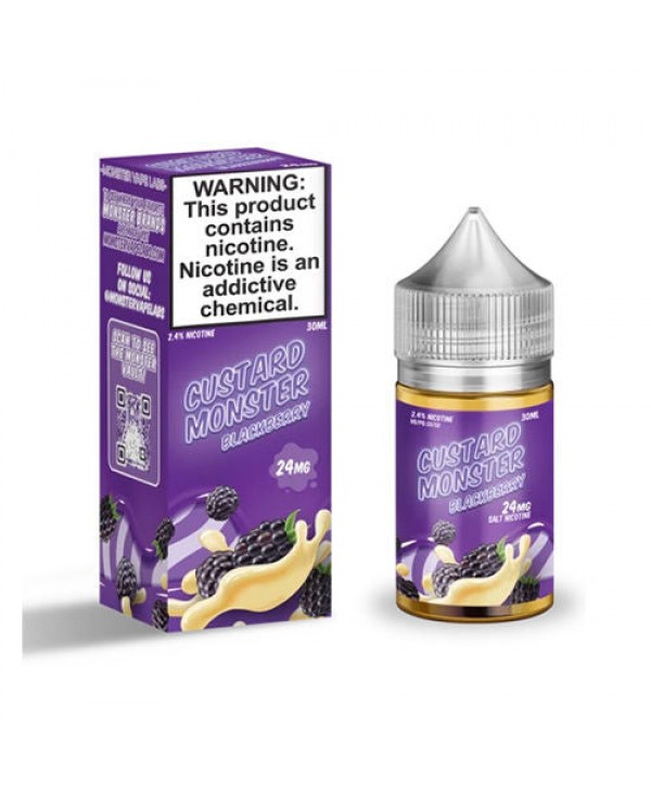 Custard Monster Blackberry by Jam Monster SALT 30ml