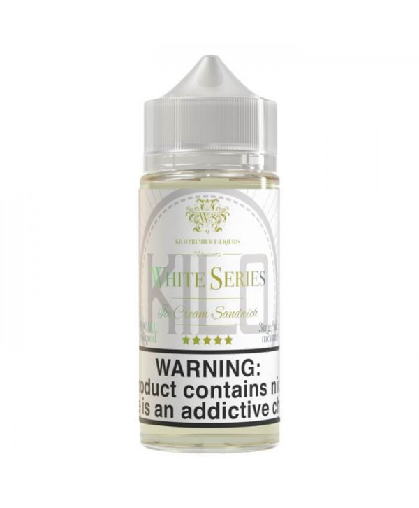 Ice Cream Sandwich Ejuice by Kilo White Series 100ml