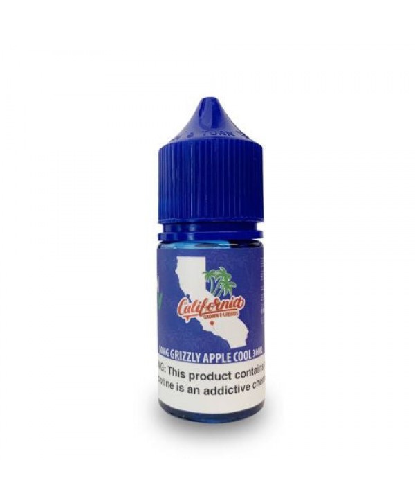 Grizzly Apple COOL by California Grown SALT 30ml