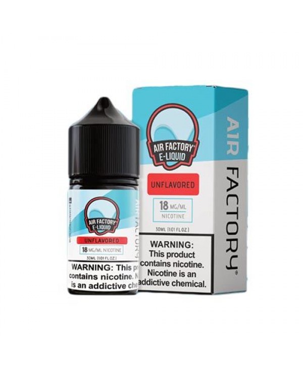 Unflavored Ejuice by Air Factory Salts 30ml