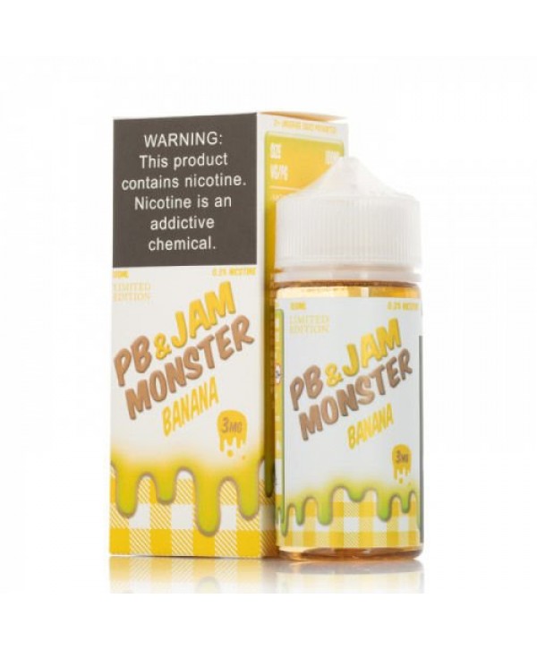 PB and Jam Banana by Jam Monster Salt 30ml