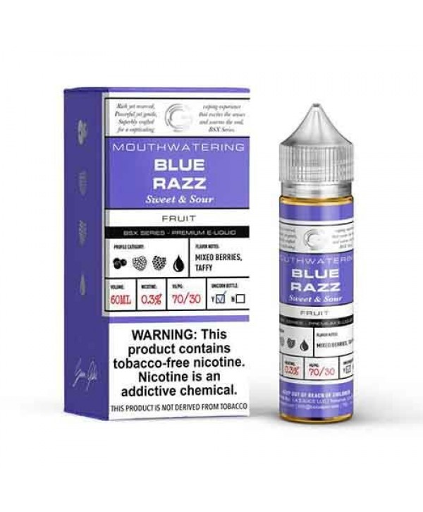 Blue Razz by GLAS Basix Eliquid 60ml