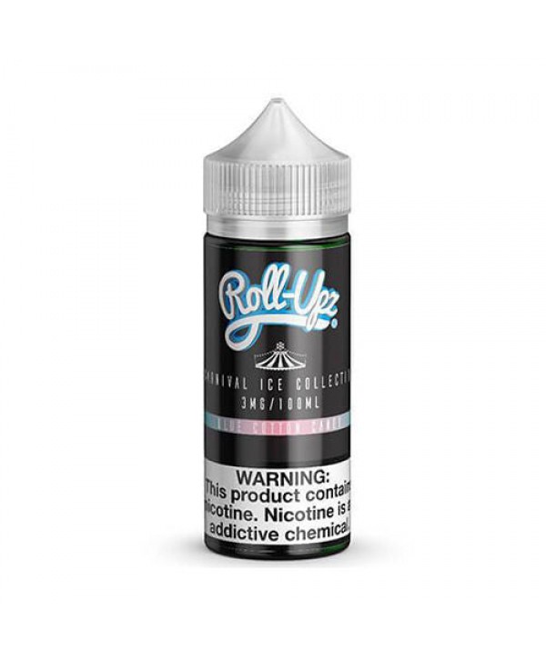Blue Raspberry Cotton Candy Ice by Carnival Juice Roll Upz 100ml