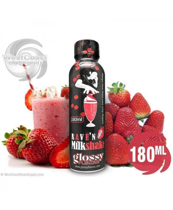 Rave'n Strawberry Milkshake by Glossy Flavors 180ml