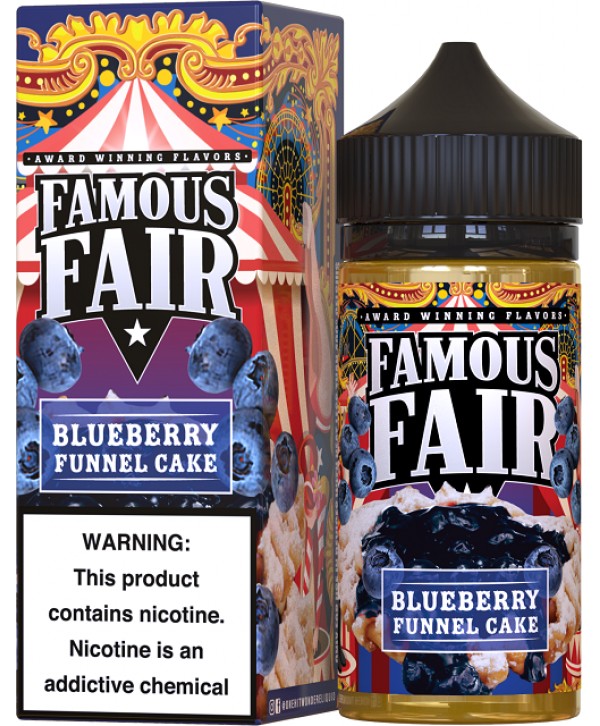 Blueberry Funnel Cake by Famous Fair Eliquid 100ml