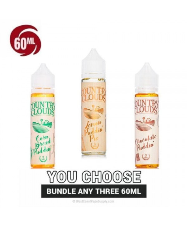 Country Clouds 60ml Pick 3 Bundle (180ml)