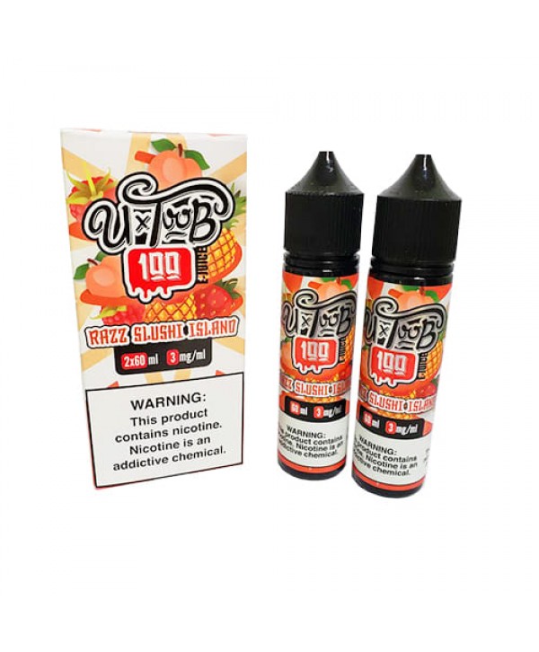 Razz Slushi Island by U TooB 100 Ejuice 120ml