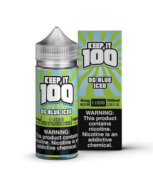 OG Blue Iced (Blue Slushie Iced) by Keep it 100 - 100ml