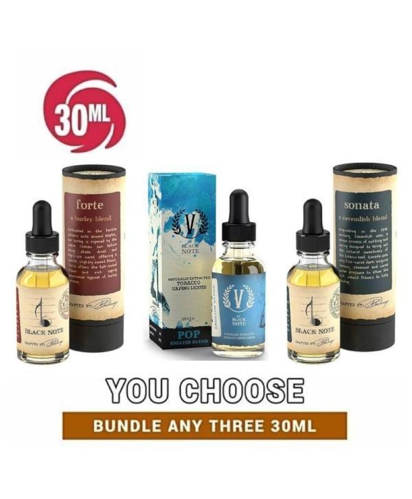 Black Note Vape Juice 30ml Pick 3 Bundle (90ml)