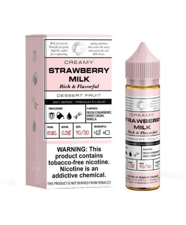 Strawberry Milk by GLAS Basix Eliquid 60ml
