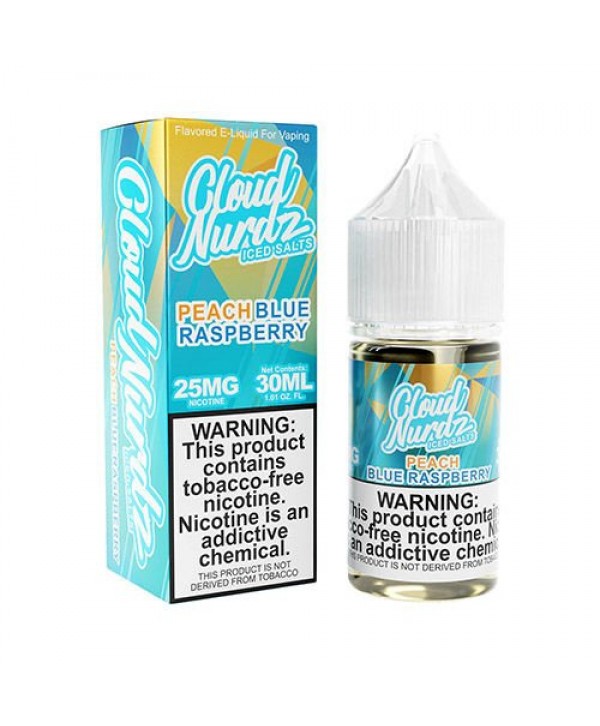 Peach Blue Raspberry Ice by Cloud Nurdz Salt 30ml