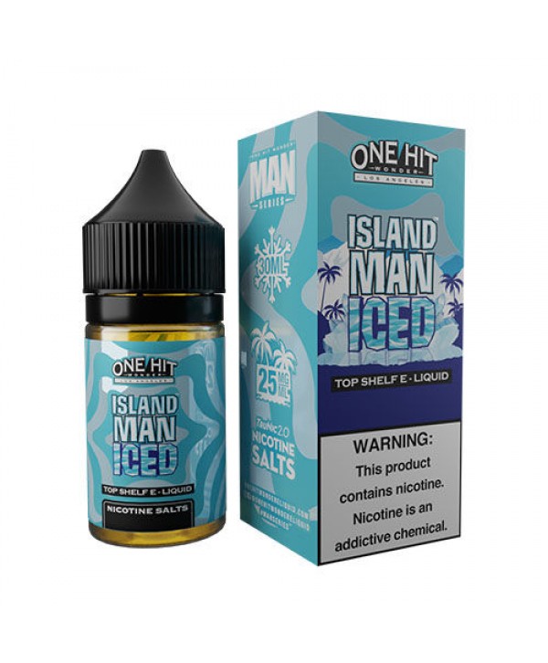 Island Man Iced by One Hit Wonder Salt E-Liquid 30ml