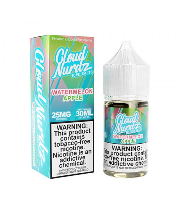 Watermelon Apple Ice by Cloud Nurdz Salt 30ml