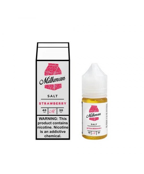The Milkman Salt Strawberry ICED Vape Juice 30ml
