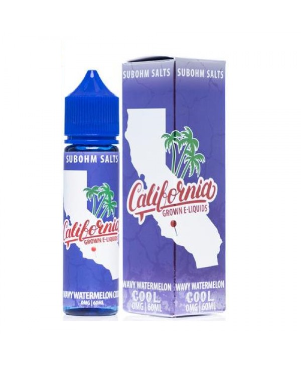 Wavy Watermelon COOL by California Grown Sub-Ohm Salts 60ml