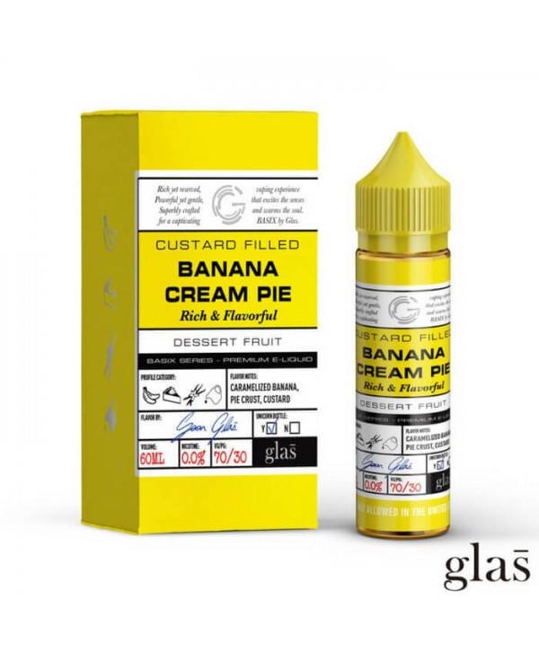 Banana Cream Pie by GLAS Basix Eliquid 60ml
