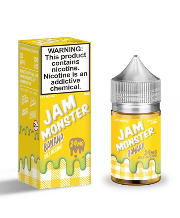 Banana by Jam Monster Salt 30ml