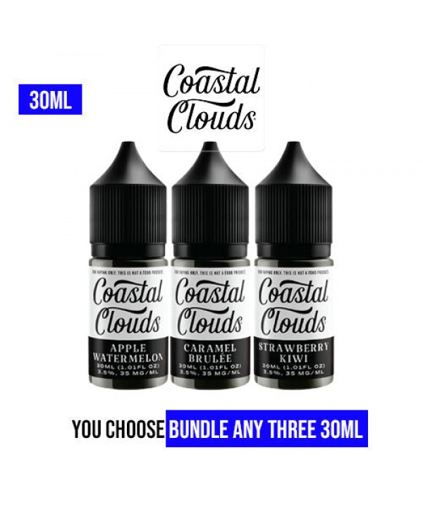 Coastal Clouds Salts 30ml Pick 3 Bundle (90ml)