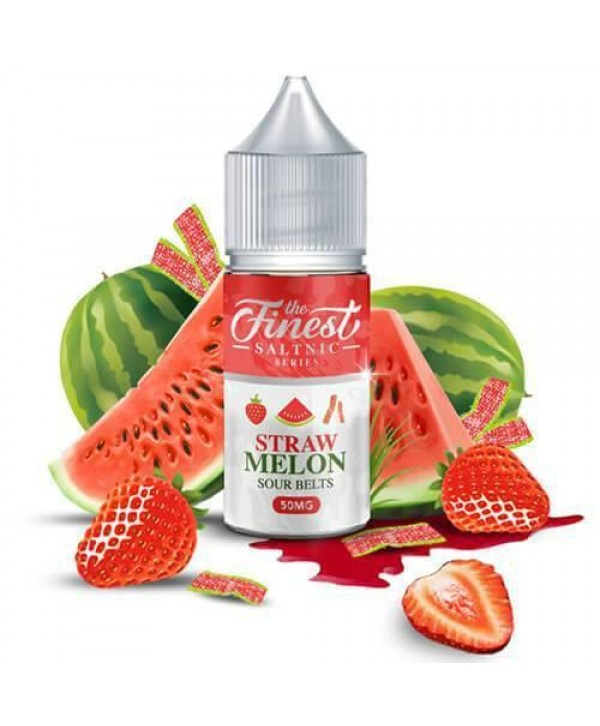 Straw Melon Sour Belts by The Finest SALTNIC 30ml