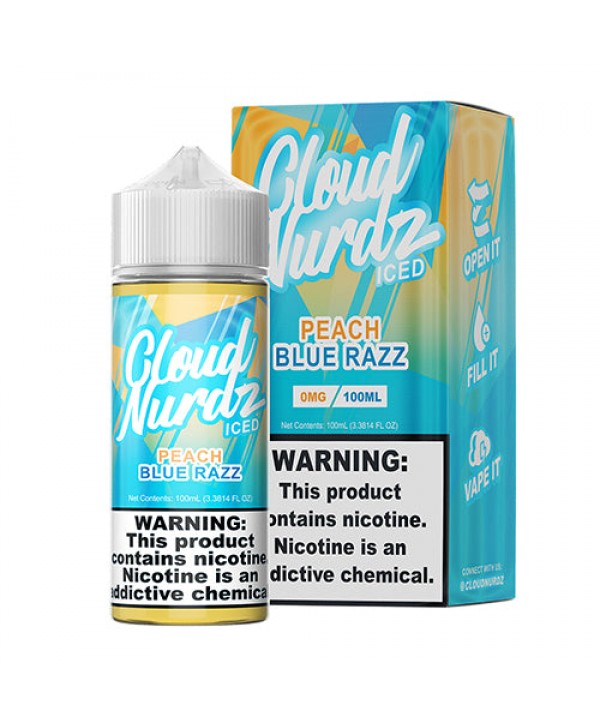 Peach Blue Razz Iced by Cloud NURDZ 100ml