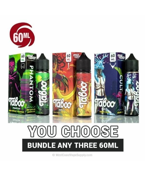 Taboo Vape Juice 60ml Pick 3 Bundle