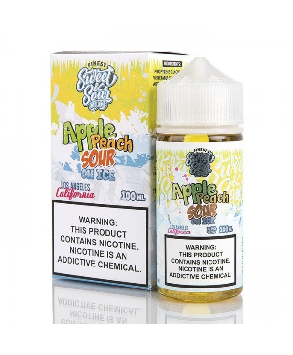 Apple Peach Sour Rings On Ice By Candy Shop 100ml