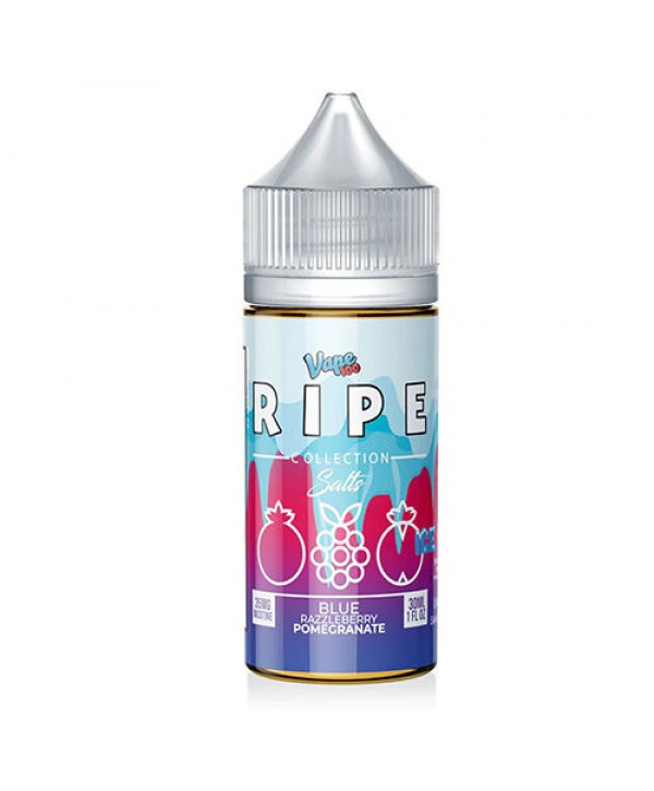Blue Razzleberry Pomegranate on Ice by Ripe Collection Salts 30ml
