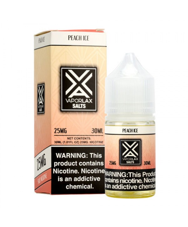 Peach Ice by VaporLax Salts 30mL