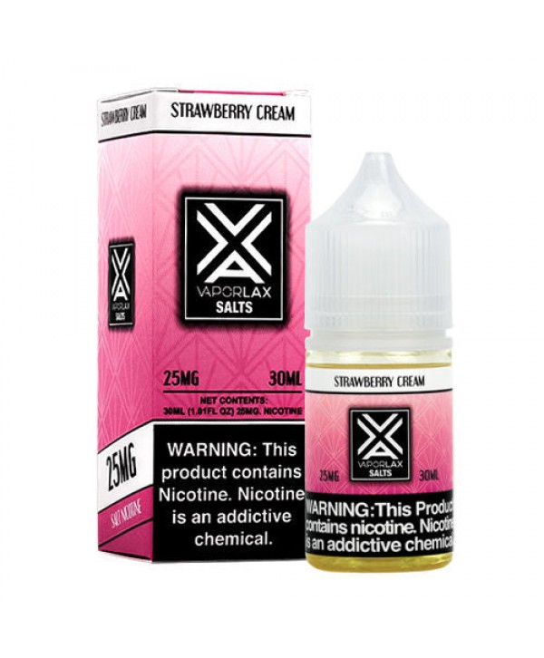 Strawberry Cream by VaporLax Salts 30mL