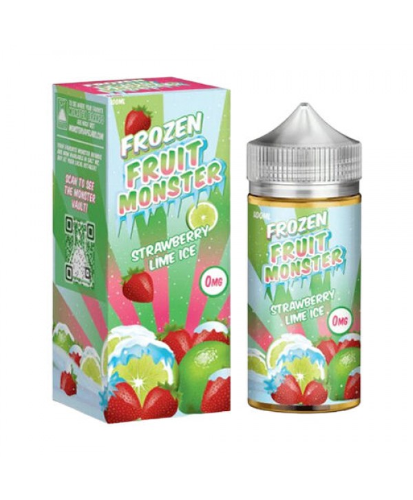 Frozen Fruit Monster Strawberry Lime Ice by Jam Monster 100ml