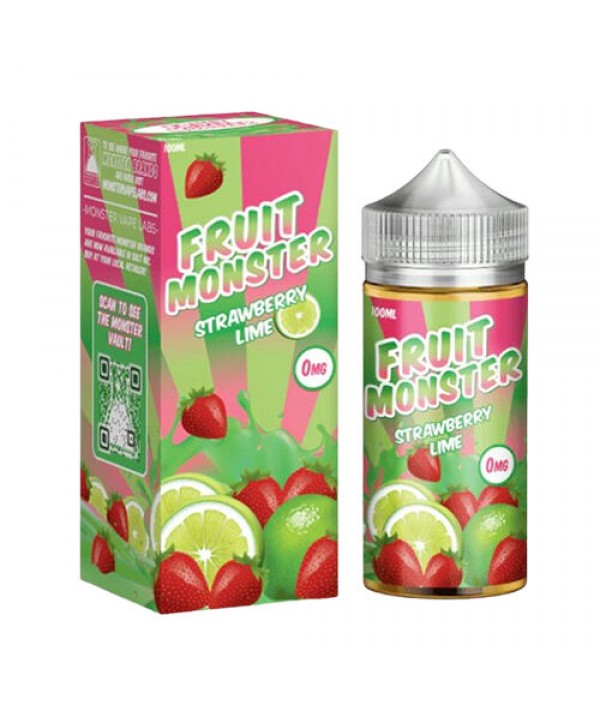 Fruit Monster Strawberry Lime by Jam Monster 100ml