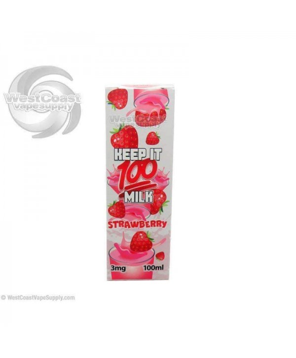 Berry Au Lait (Strawberry Milk) by Keep It 100 100ml