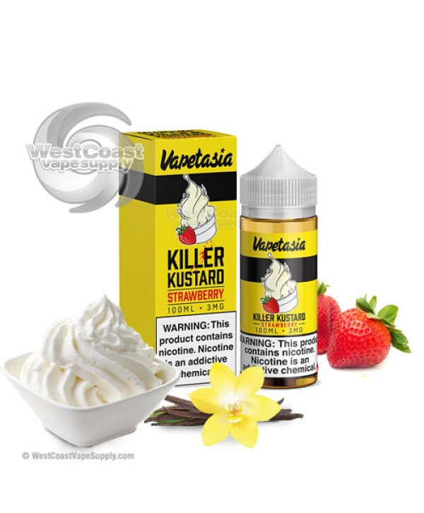 Killer Kustard Strawberry by Vapetasia 100ml