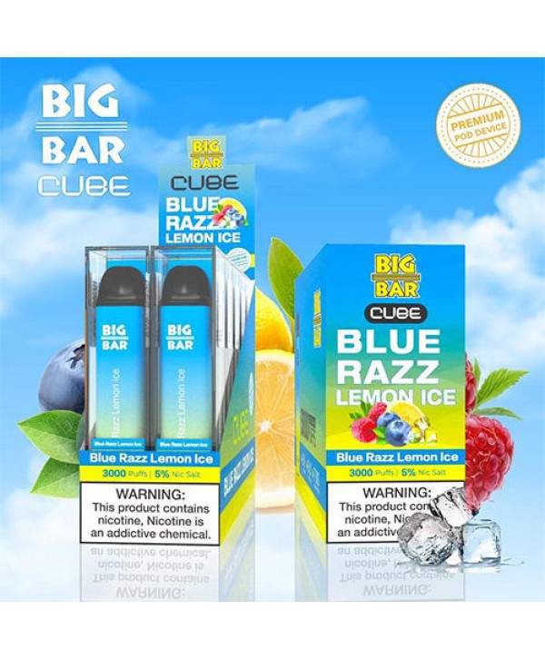 Big Bar CUBE & MAX FLOW DUO Disposable Vape 3000 Puffs